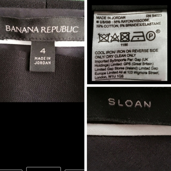 NEW Banana Republic Sloan Ponte Knit Sequin Stripe Sides Luxury Pants Womens - Picture 9 of 16